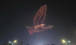 无人机表演视频,无人机表演惊艳呈现